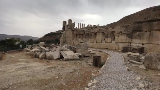 Irak al Amir, Jordanien - Ruinen einer antiken Siedlung Teil 2 — Stockvideo