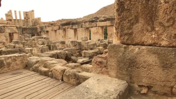 Irak al-Amir, Jordanien - rester av en forntida civilisation del 10 — Stockvideo