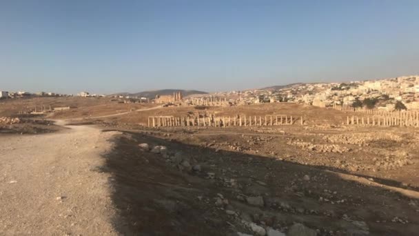 Jerash, Jordania - ruiny starożytnego miasta część 5 — Wideo stockowe
