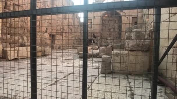 Jerash, Jordania - ruinas de una antigua ciudad parte 17 — Vídeos de Stock