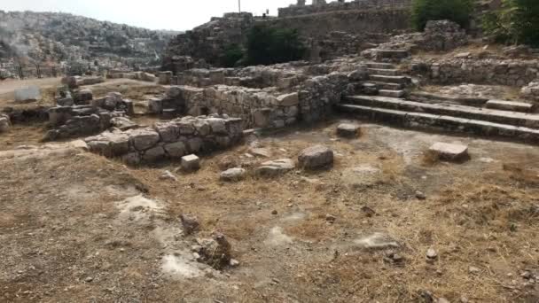 Amman, Jordanie - La citadelle du désert paysage partie 5 — Video