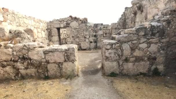 Amman, Jordanien - Die Zitadelle der Wüstenlandschaft Teil 18 — Stockvideo