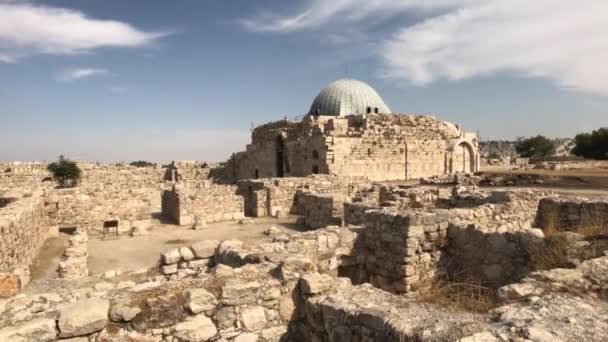 Ammán, Jordania - La ciudadela del desierto paisaje parte 8 — Vídeos de Stock