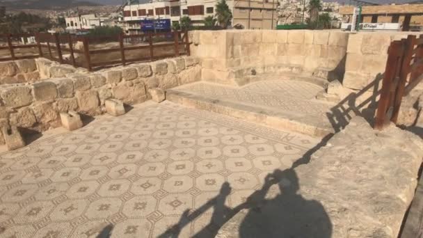 Jerash, Jordan - historical example of ancient urban development part 15 — Stock Video