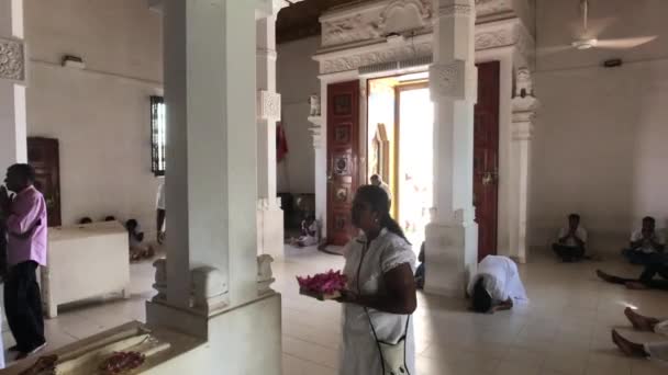 Anuradhapura, Sri Lanka, händelse i tempel 9 del — Stockvideo