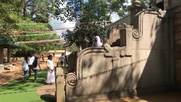 Anuradhapura, Sri Lanka, evento del templo — Vídeo de stock