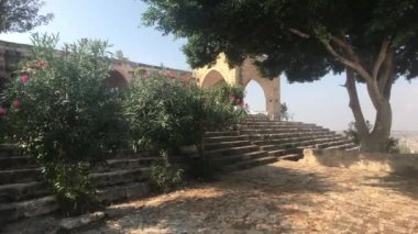 Umm Qais, Ürdün - harabelerin ortasındaki bahçe