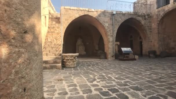 Umm Qais, Jordânia - ruínas de uma velha fortaleza parte 4 — Vídeo de Stock