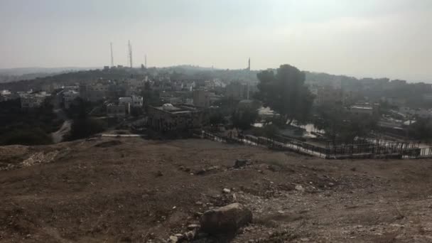 Umm Qais, Ιορδανία - θέα στους λόφους μέρος 2 — Αρχείο Βίντεο