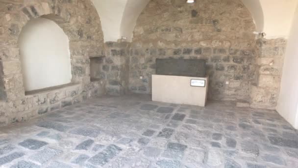 Умм Кайс, Иордания - остатки древних зданий, часть 15 — стоковое видео