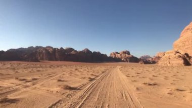 Wadi Rum, Jordan - desert safari against the backdrop of beautiful mountains part 15
