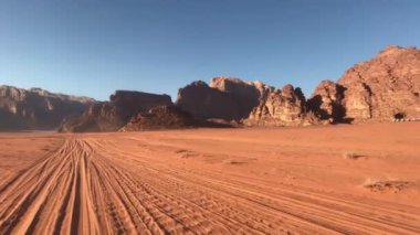 Wadi Rum, Jordan - desert safari against the backdrop of beautiful mountains part 6
