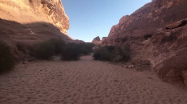 Wadi Rum, Jordan - pink cliffs and red sand in the desert part 9