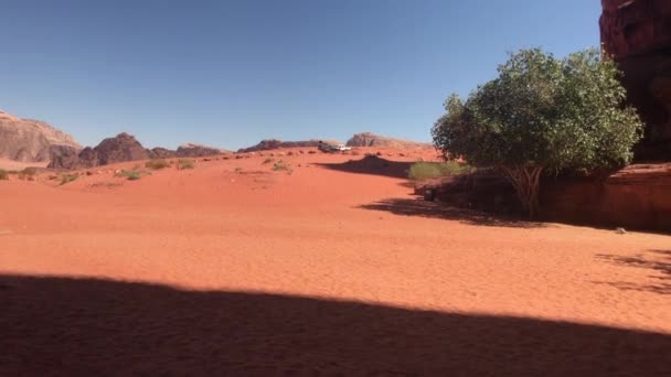 Wadi Rum, Jordan - Martian landscapes in the desert part 4 — Αρχείο Βίντεο