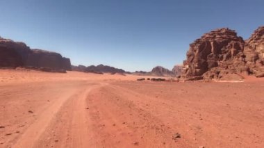 Wadi Rum, Jordan - desert safari against the backdrop of beautiful mountains part 12