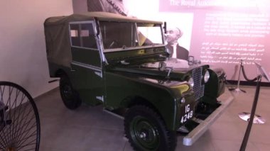 Amman, Jordan - October 20, 2019: Royal Automobile museum vintage car from the royal family collection 