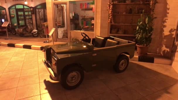 Amman, Jordan - October 20, 2019: Royal Automobile museum retro cars with historical value part 7 — 图库视频影像