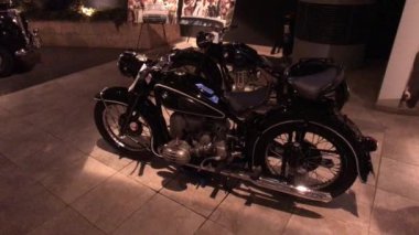 Amman, Jordan - October 20, 2019: Royal Automobile museum vintage motorcycle from the family collection part 11