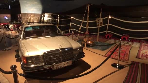 Amman, Jordan - October 20, 2019: Royal Automobile museum retro cars with historical value part 13 — Stok video