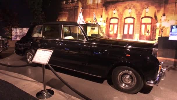 Amman, Jordan - October 20, 2019: Royal Automobile museum Familys favourite cars part 8 — 图库视频影像