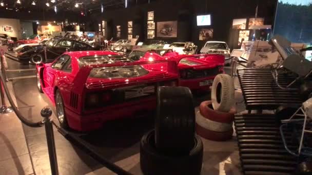 Amã, Jordânia - 20 de outubro de 2019: Royal Automobile museum famous family sports cars part 15 — Vídeo de Stock