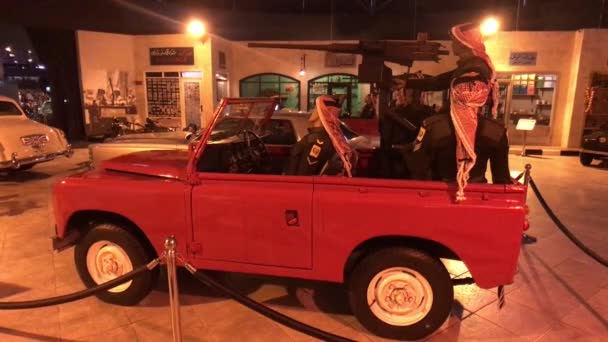 Amman, Jordan - October 20, 2019: Royal Automobile museum retro cars with historical value part 5 — Stok video