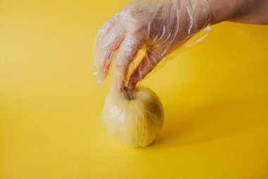 Eko alışveriş çantası. Ekoloji kavramı.