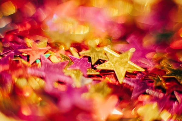 Sparkle glitter, confetti stars gold black pattern festive background