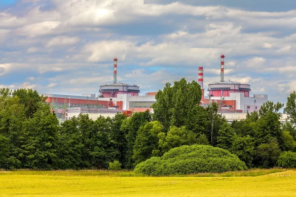 Nükleer santral Temelin, Çek Cumhuriyeti — Stok fotoğraf