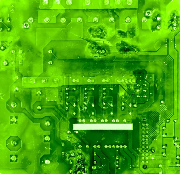 Carte de circuit électronique close up — Photo
