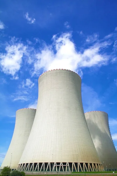 Nuclear power plant in Czech Republic Europe — Stock Photo, Image