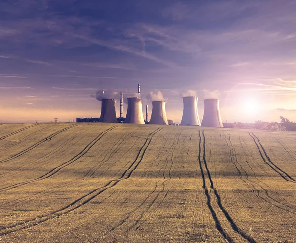 Kärnkraftverk, Tjeckien — Stockfoto