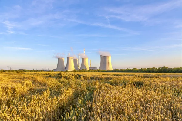 Elektrowni termicznej — Zdjęcie stockowe