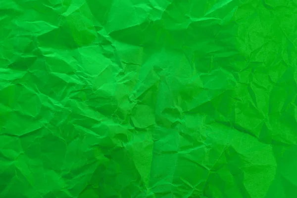 Смятая Зеленая Бумага Качестве Фона — стоковое фото