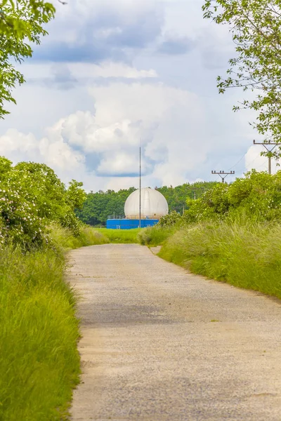 Bio Gáz Üzem Megújuló Energia — Stock Fotó