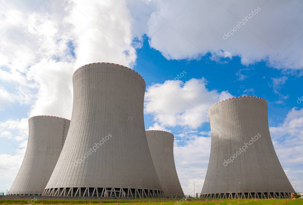 Nuclear power plant Dukovany in Czech Republic Europe