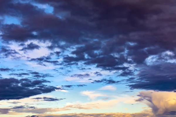 Dramatic Colorful Sky Clouds Nature Background — Stock Photo, Image