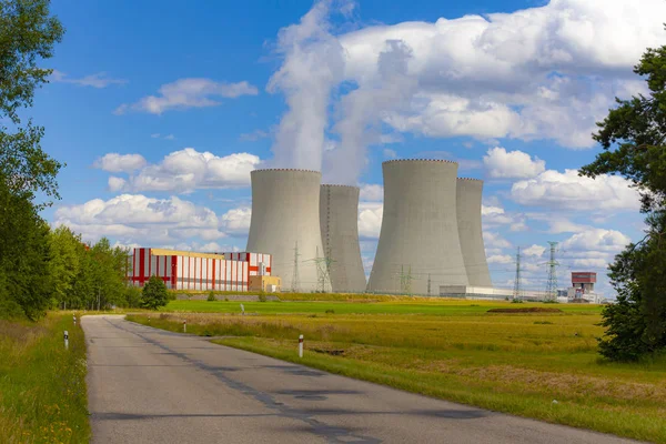 Kärnkraftverk Temelin Tjeckien Europa — Stockfoto