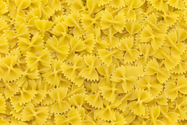 Ongekookte Farfalle Pasta Als Achtergrond Close — Stockfoto