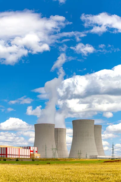 Centrale Nucleare Temelin Repubblica Ceca Europa — Foto Stock