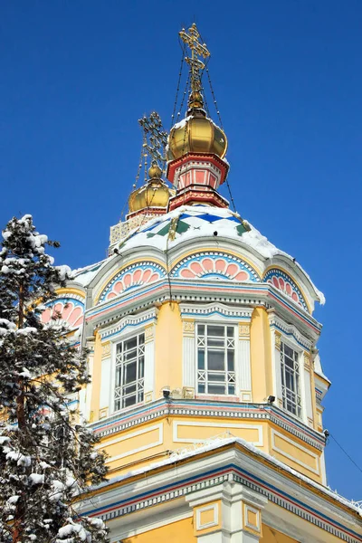 Cattedrale di Zenkov ad Almaty, Kazakistan — Foto Stock