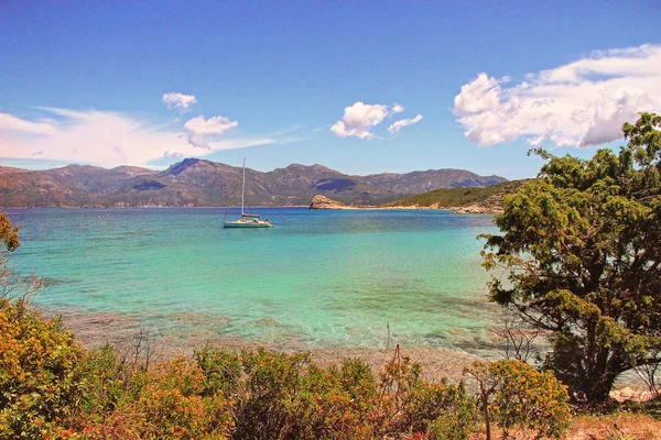 Lottu beach, Korsika - die Insel der Schönheit, Frankreich — Stockfoto