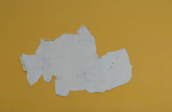 Bir beton yüzey üzerinde peeling boya