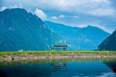 Traunsee Gölü yaz aylarında, Avusturya