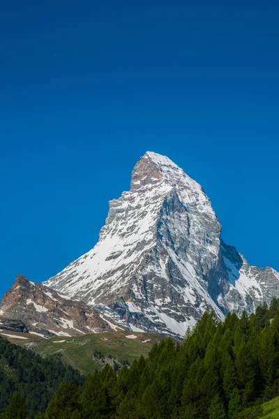 Gipfel des Matterhorns Stockbild