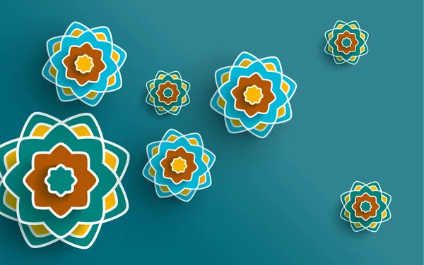 Çiçek, güneş, ay ve yıldız ile doku. Duvar kağıdı, desen dolgularını, tekstil, web sayfası arka planı, yüzey dokuları için kullanılabilir.