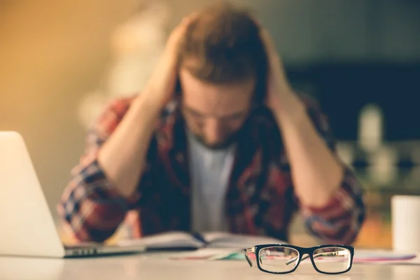 Handsome designer working — Stock Photo, Image