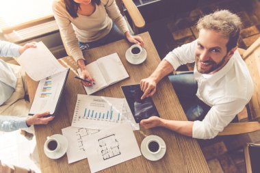 çalışan iş adamları