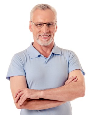 Yakışıklı olgun adam.