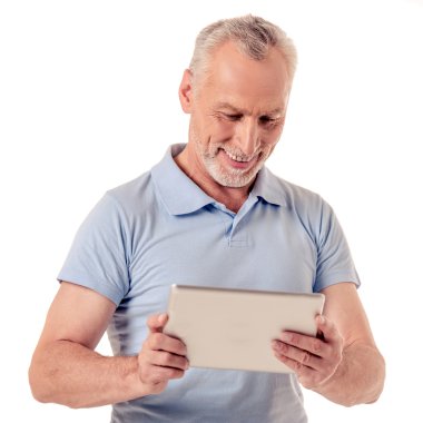 Yakışıklı olgun adam.